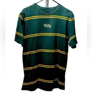 Vans Heavyweight Large Green & Mustard Stripes Large Great pre-owned condition